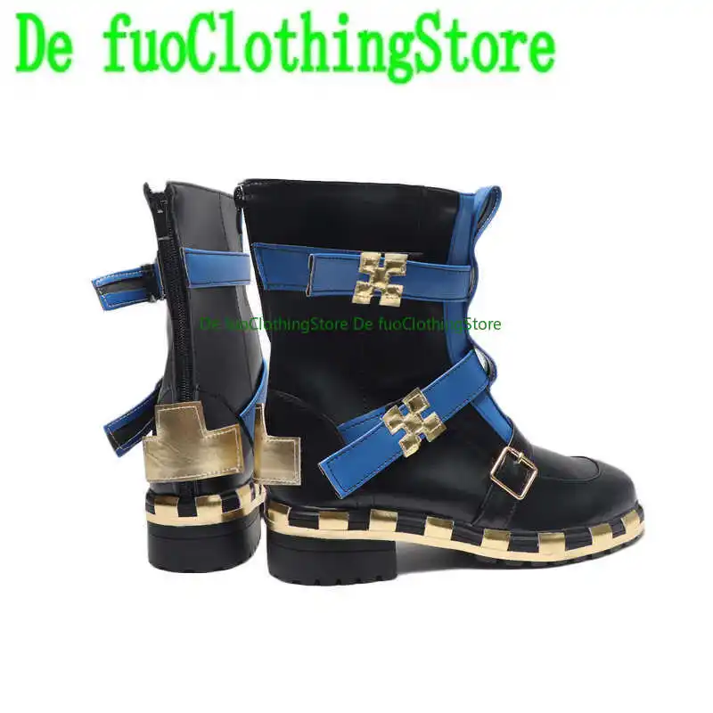 

Обувь для косплея в стиле аниме Genshin Impact Kenichi Cos, обувь для выступлений в стиле аниме, большие размеры, высокие каблуки De FuoClothing