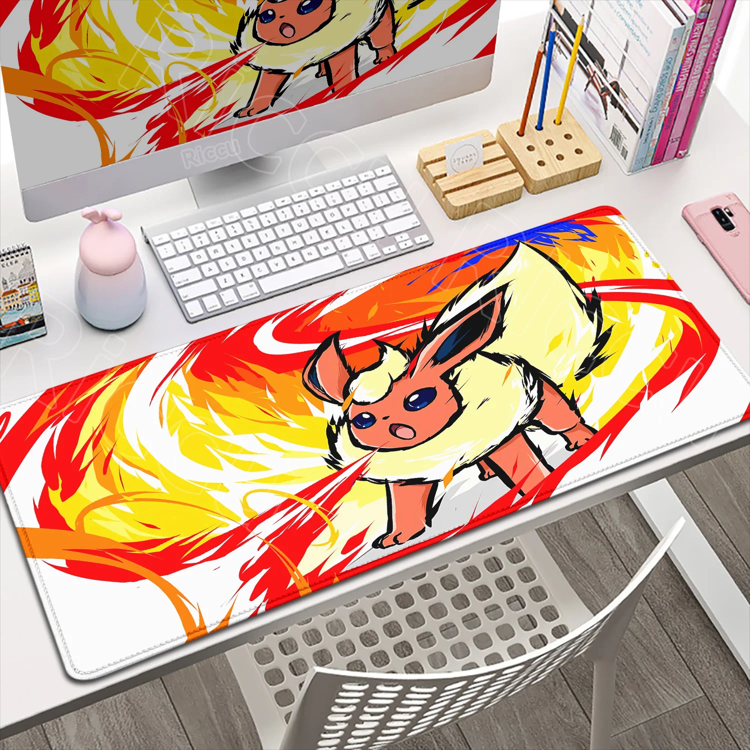 

Eevee Family Vaporeon Umbreon Sylveon Pokemon Mousepad Office Accessories Desk Mat Mouse Pad Keyboard 900x400mm Gaming Pc Carpet