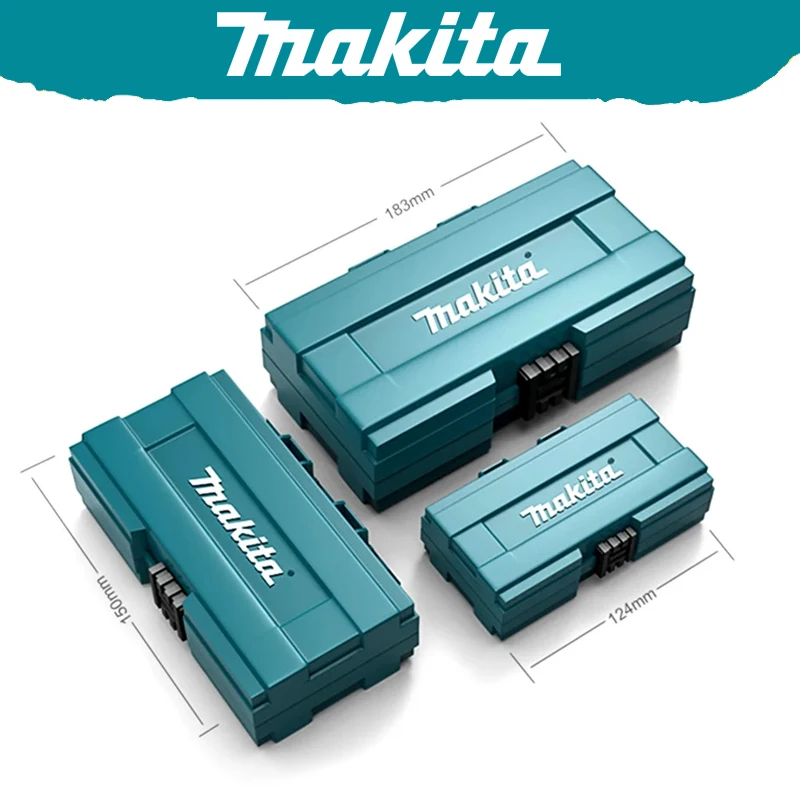 Makita-caja de almacenamiento Original B-62066/B-62072/B-62088, Hardware de moldeo por inyección, tornillo, caja de herramientas de componentes