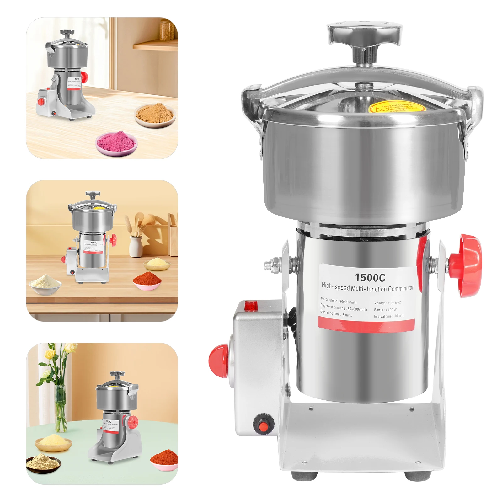 1500g/1000g Electric Grain Mill Grinder 2