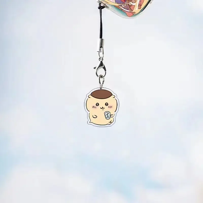 سلسلة هواتف محمولة من Chiikawa أدوات هاتشيفير ы ЭК USAGI  سلسلة بدلاية للهاتف المحمول شخصية كرتونية لطيفة هدية صغيرة