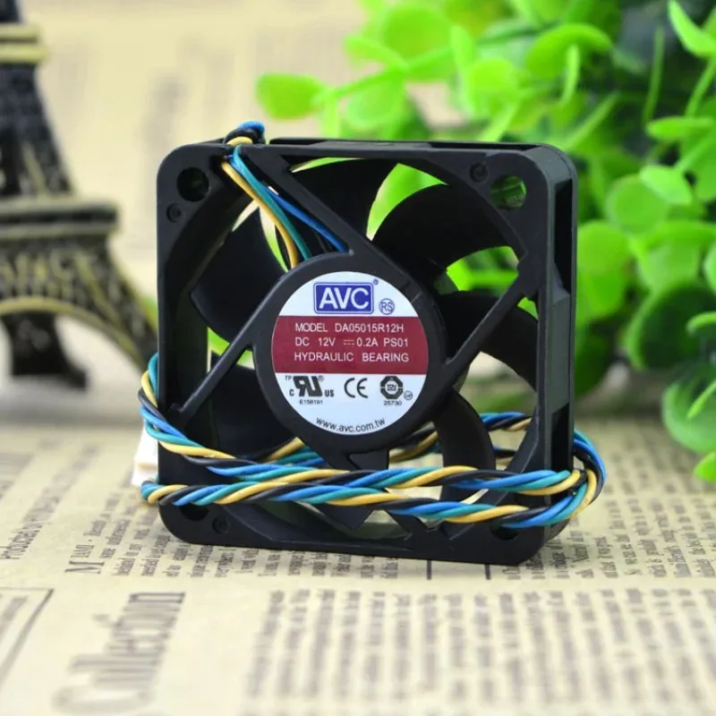 New Cooling Fan Radiator for AVC DA0515R12H 5015 12V 0.2A 5CM Large Air Volume PWM Temperature Control Fan