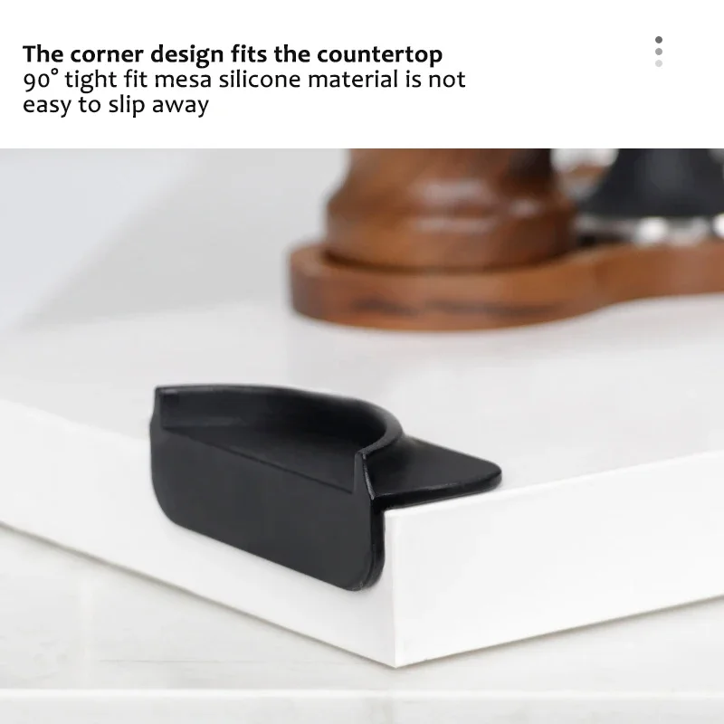 Espresso Coffee Tampers Mat Corner Mat Non-slip Silicone Coffee Press Pad For 51/54/58mm Portafilters Tamping Barista Tools