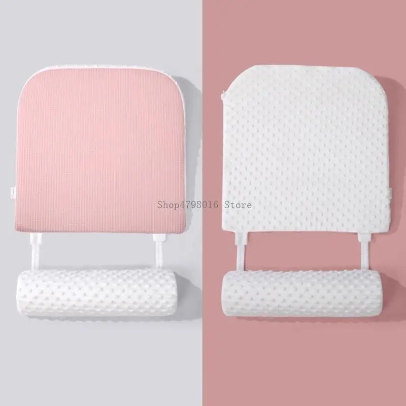  Baby Feeding Pillow with 15° Incline Designing, Anti Spit Milk Feeding Slope Pillow Adjustable Foot Pad for Infants