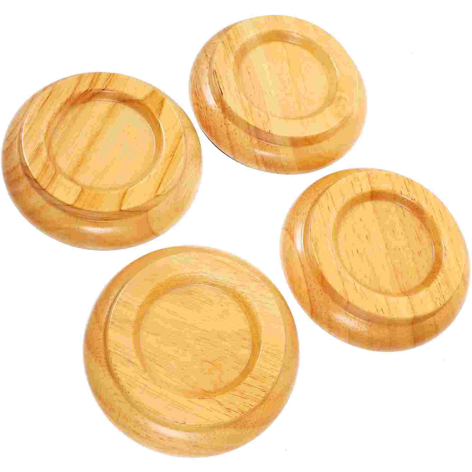 

4 Pcs Piano Mat Leg Floor Protector Legs Pads for Protection Anti-noise Caster Cups Wheels Upright Wood Anti-skid Non-skid Foot