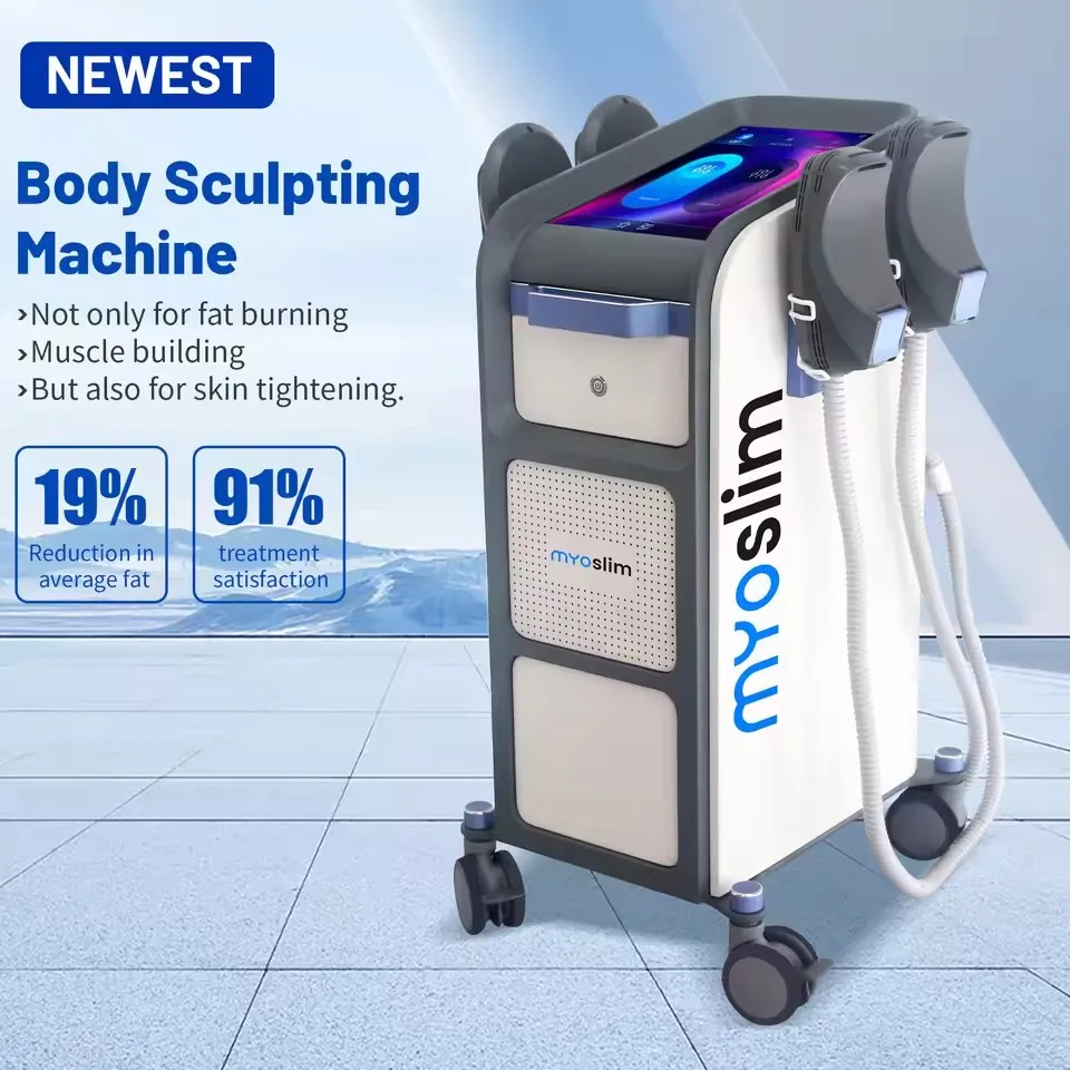 

Newly Upgraded 6500W MYOSILM RF Hiem EMS Body Sculpting Slimming Machine MYOSILM Muscle Stimulation Body Fat Burning Machine
