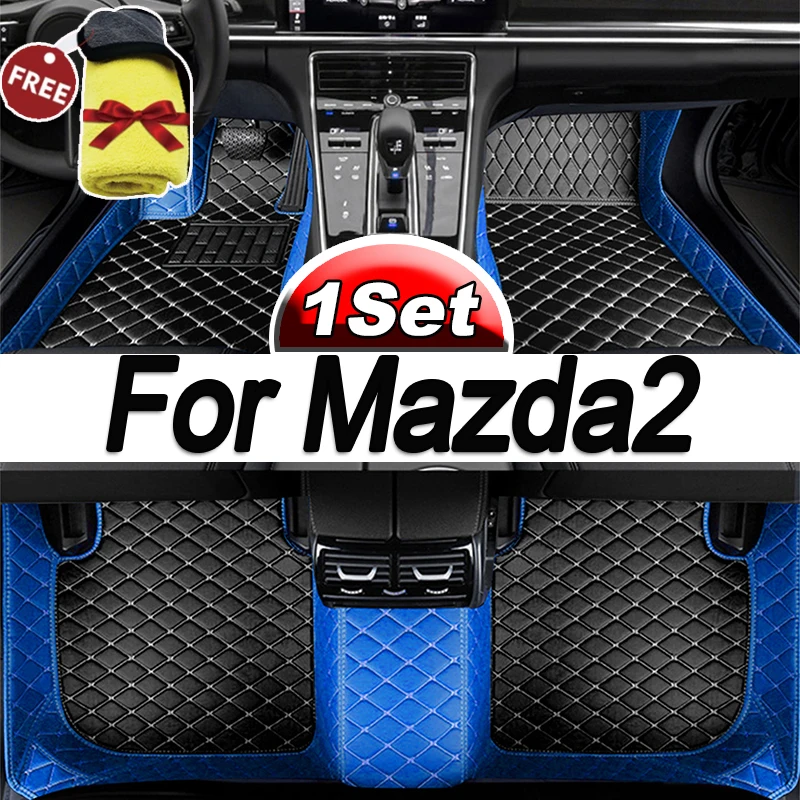

Автомобильные коврики для Mazda2 Mazda 2 Demio Toyota Yaris R DJ DL 2015 ~ 2022, кожаные коврики, коврики, детали интерьера, автомобильные аксессуары