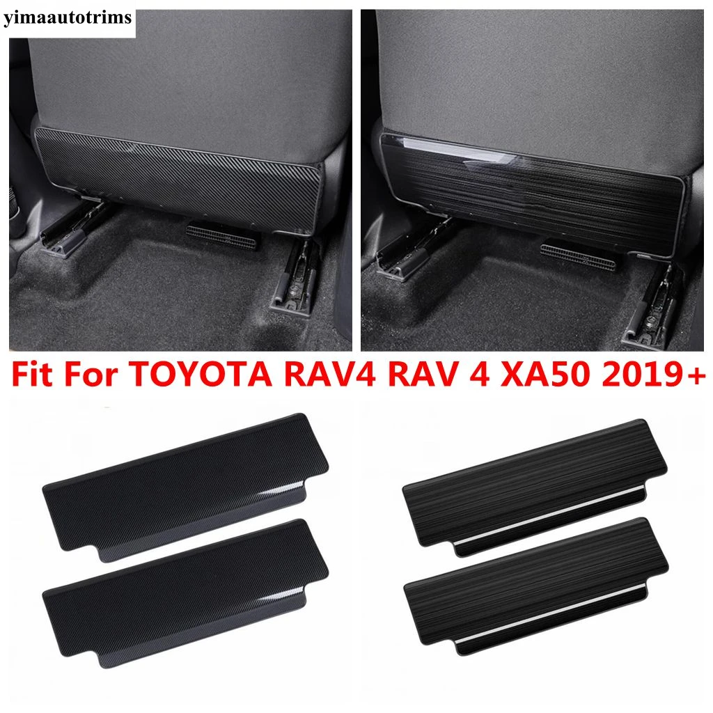 

Car Seat Back Anti Kick Pad Protector Waterproof Anti Dirty Mats Cover Trim Accessories For TOYOTA RAV4 RAV 4 XA50 2019 - 2024