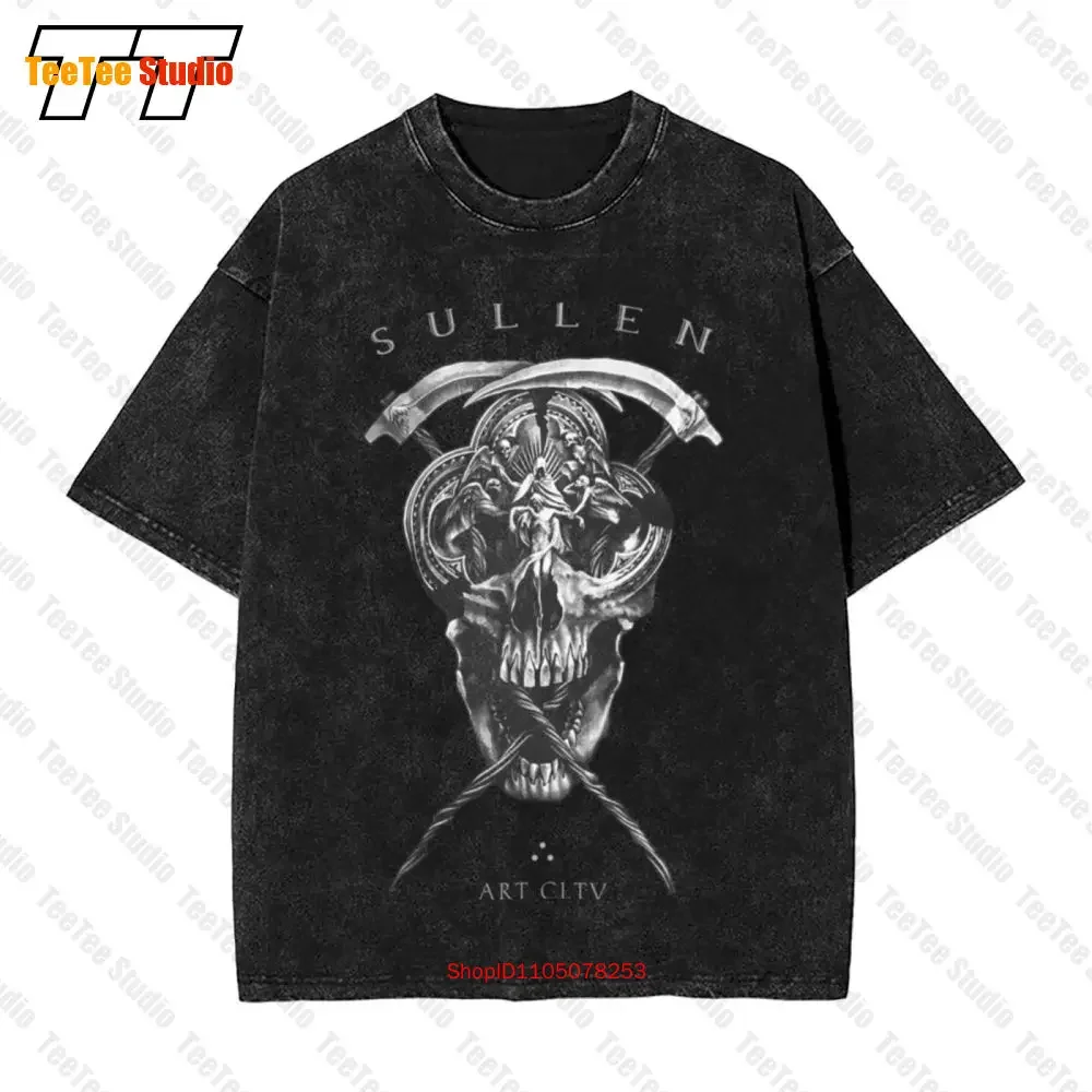 Sullen Farrar Reaper Grim Skulls Angels Demons Vintage Oversized T-Shirt 73CE