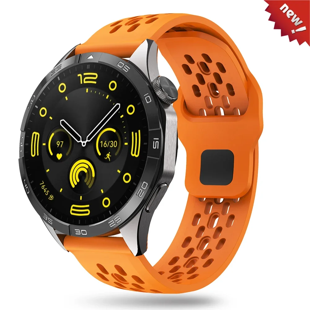 سوار معصم سيليكون شامل سريع الملاءمة ، ساعة سامسونج 4 ، 5 ، 6 سوار ، GT2 Sport ، Garmin Vivoactive 4 ، حزام مطاطي ، 20 حزام ، 22