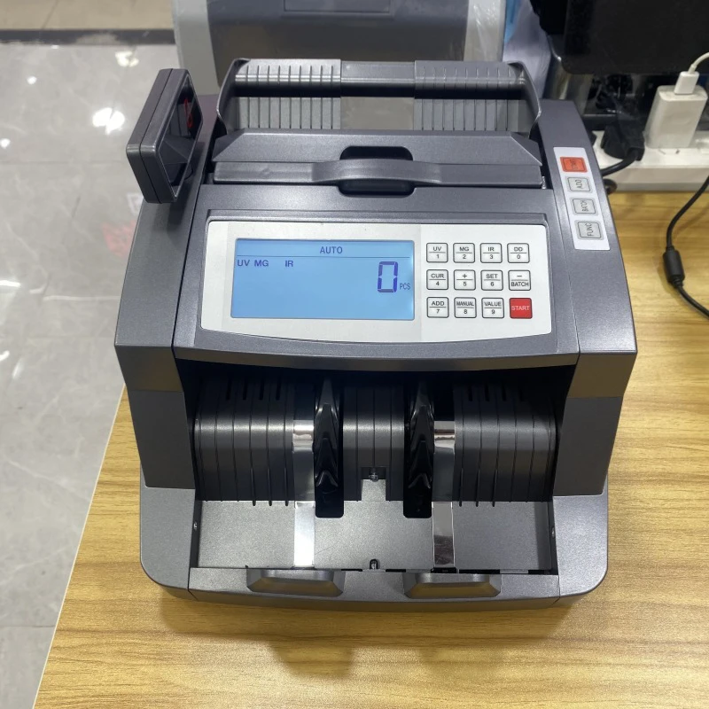Bill Counter Suitable for US Dollars, Euros, Australian Dollars, West African Cedi, and Ghanaian Currency Currency Authenticator