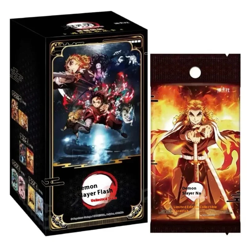 

Demon Slayer Anime Collection Edition Card Kamado Tanjiro & Nezuko Mugen Train Series Popular ACG Cards Gift Toy
