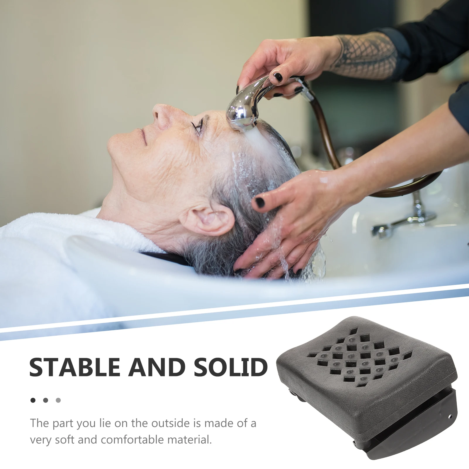 

Bowl Cushion Reusable Salon Supplies Tub Support Soft Stable Durable Slip Resistant Shampoo Pillow Hair