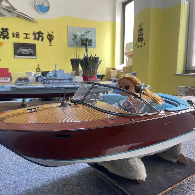 1/10 Remote Control Boat Model Kit Riva Classic Yacht Aristo 3D Printing Kit DIY Model Making Is Not Suitable for Novice Players