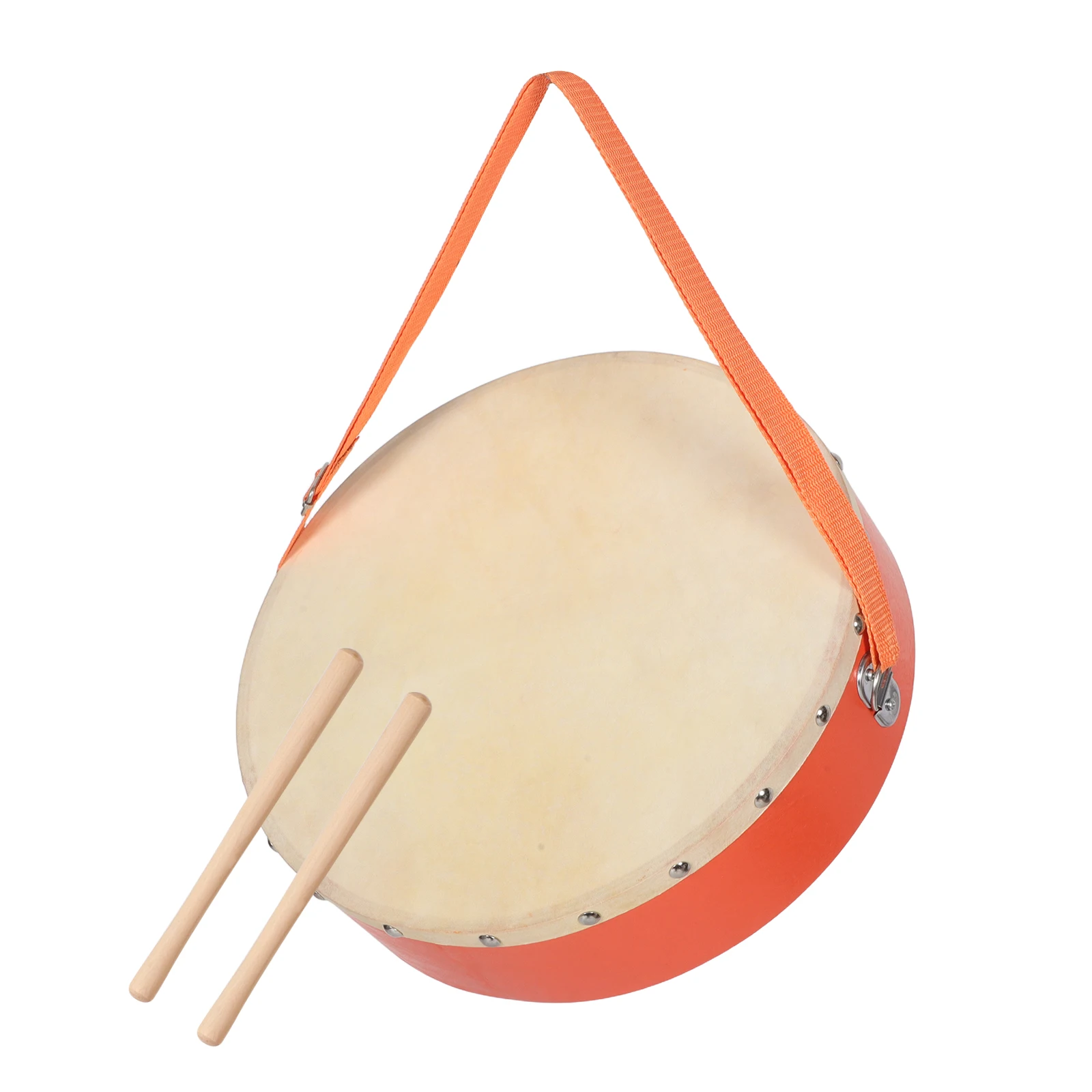 

1 Set Wooden Waist Drum: Educational Percussion Toy For Kids Art Development And Family Fun Activities
