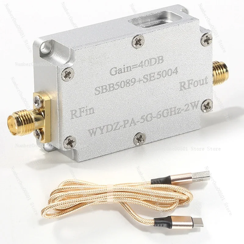 

5.8GHz 2W 33dBm RF Power Amplifier, Microwave Unidirectional Amplifier SBB5089 + SE5004