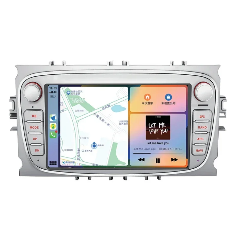 2din Android Auto 7 "Radio de coche RDS estéreo 4G reproductor de vídeo Multimedia para Ford Focus 2 + 32GB navegación Multimedia Carplay GPS