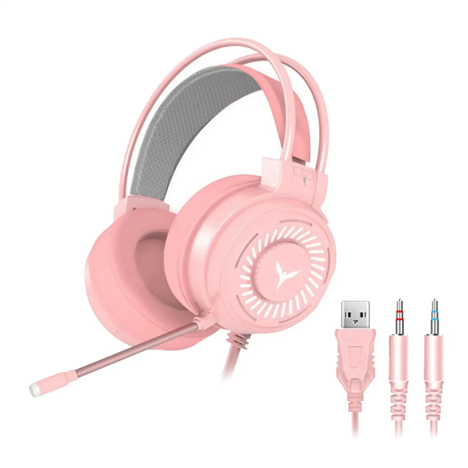 Auriculares para juegos de 3,5 mm con luz LED, sonido envolvente estéreo 4D, juegos G58