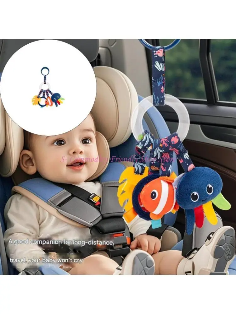 85AE لعبة خشخيشة للأطفال لتزيين غرفة نوم الأطفال وسرير الرضع حول لوازم التعليق