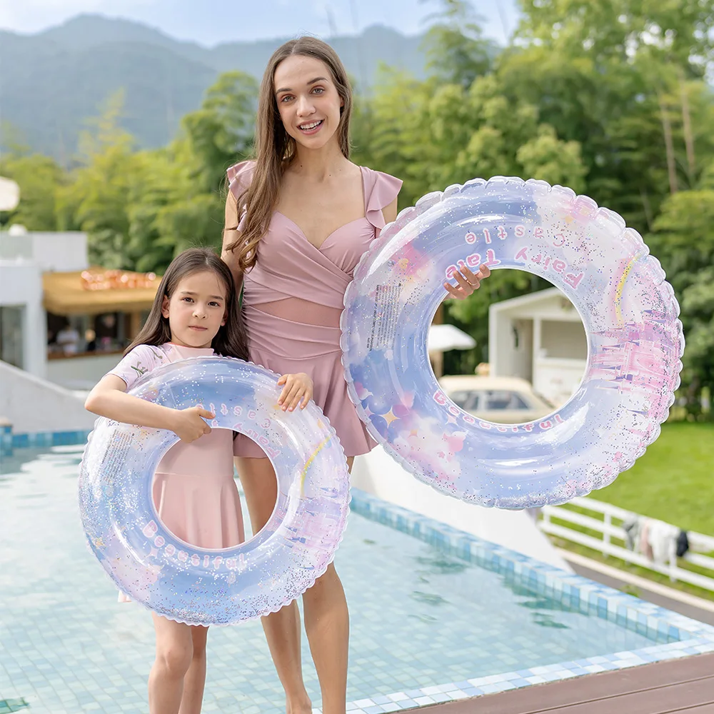 ROOXIN Child Teen Swim Ring Tube Inflatable Toys Adult Kid Swim Ring For Teen Swimming Ring Swim Pool Float Water Play Equipment