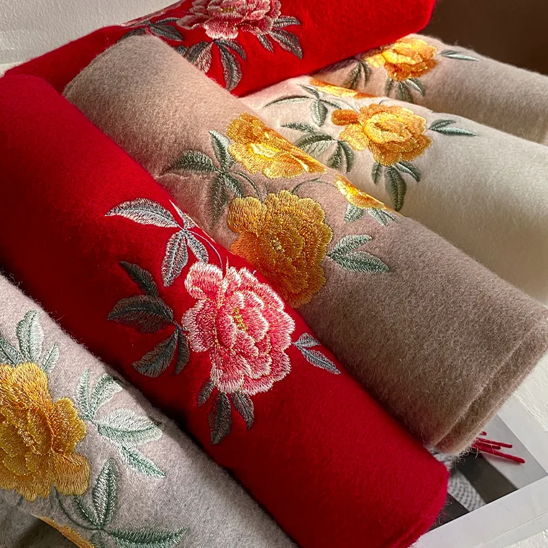 

Зимний шарф из 100% шерсти для женщин, длинные теплые кашемировые шарфы, хиджаб, однотонная женская шаль, женская бандана из пашмины, шарфы на голову, новинка