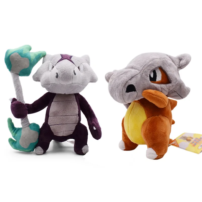 Pokemon Cubone Marowak Osselait Tragosso Peluche Anime morbido farcito Peluche bambola per bambini regali di natale di Halloween