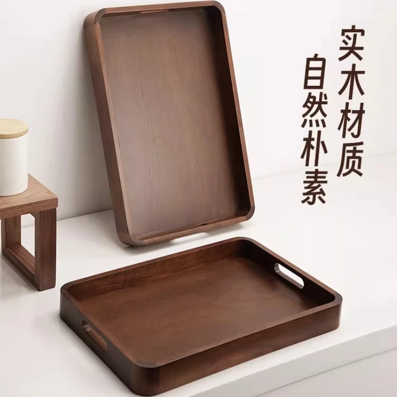 Modern Tea Tray Giant Original Designer Vintage Accessories Tea Tray Gongfu Supplies On Table bandejas de madera Tea Supplies 5