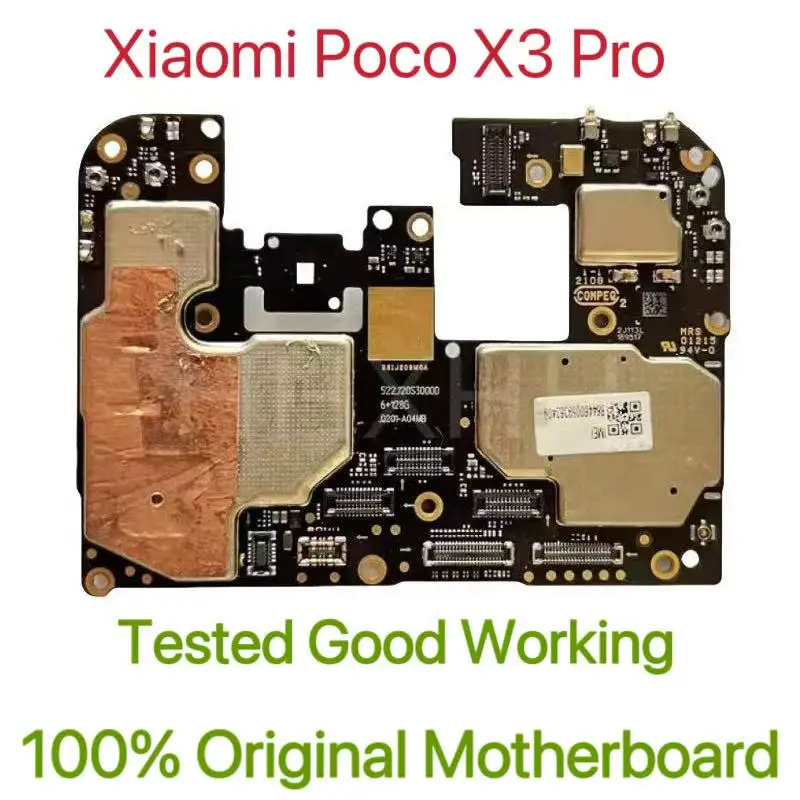 Global Version Original Unlocked Motherboard for Xiaomi Poco X3 Pro Tested Circuit Plate Main Logic Board for Xiaomi Poco X3 Pro