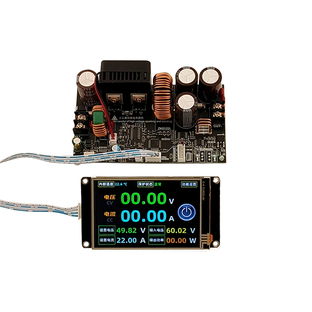 6522 stałe napięcie zasilania regulowana moc CNC Step-down DC i aktualna aktualizacja modułu 22A/1400W trzecia generacja