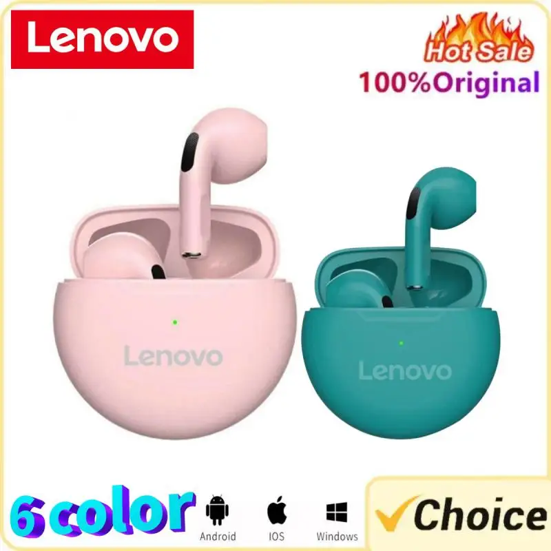 2024 Lenovo Air Pro 6 Fone Draadloze Bluetooth Oortelefoon 5.0 In Oor Oordopjes Noise Cancelling Pods Headset Voor Xiaomi Origineel