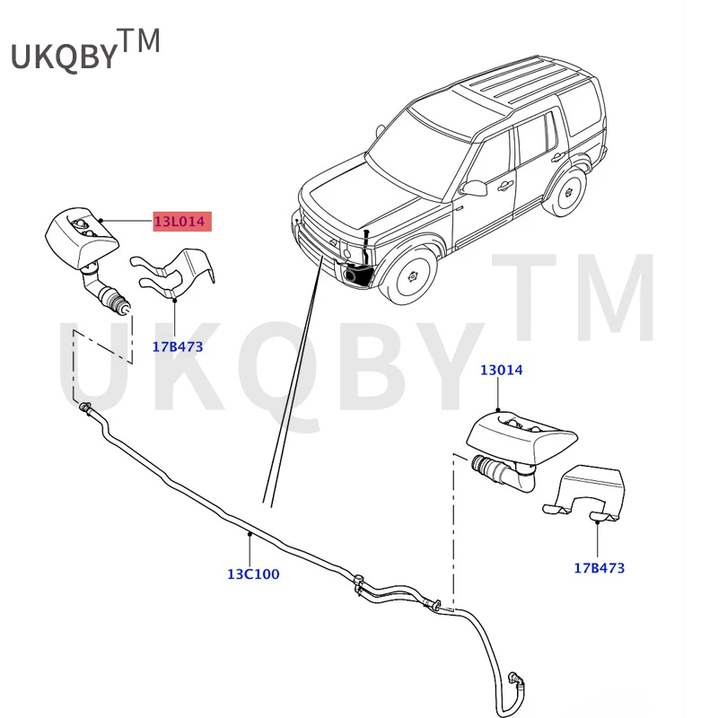 Suitable for La nd Ro ve r Di sc ov er y 3 Electric cleaning nozzle spray gun  Electric cleaning nozzle spray gun