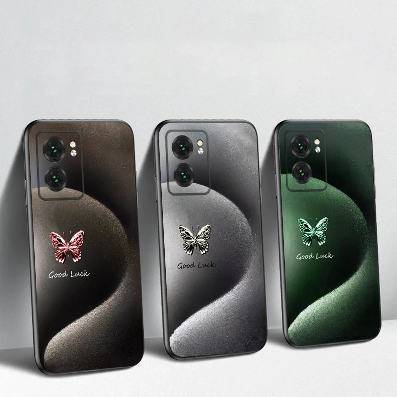 

Happy Purple Butterfly For Oppo Realme 11 12 12X 14 Pro Plus 8 C55 C63 65 67 75 51 53 GT 2 7 Neo 3 5 SE 7 50 TPU soft phone case