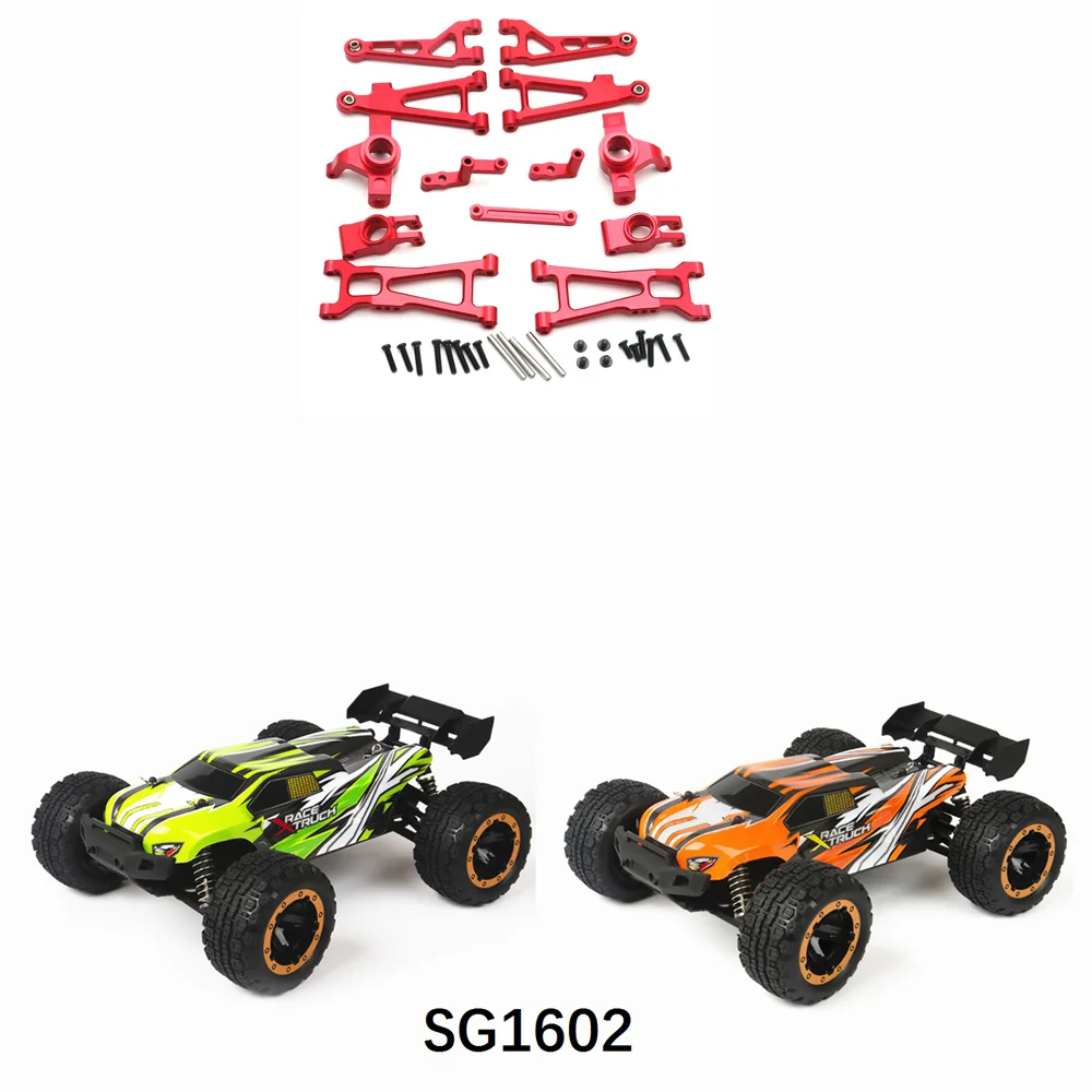 

MYMF-Metal Upgrade Parts Kit Swing Arm Steering Cup For Haiboxing HBX 16889 16890 SG1601 SG1602 1/16 RC Car Accessories