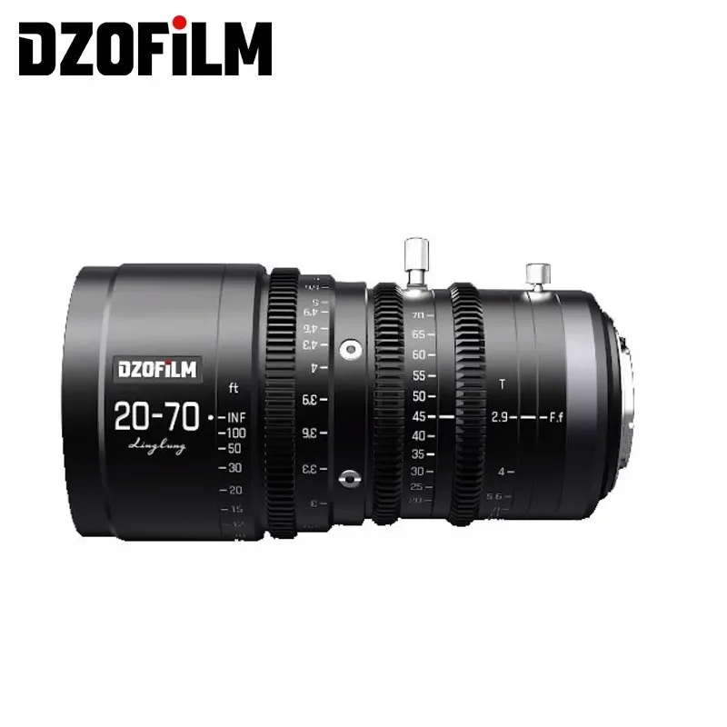 DZOFilm DZO-Objectif Cine Parfocal pour Micro Quatre Ttiers, 10-24mm, 20-70mm, T2.9, MFT