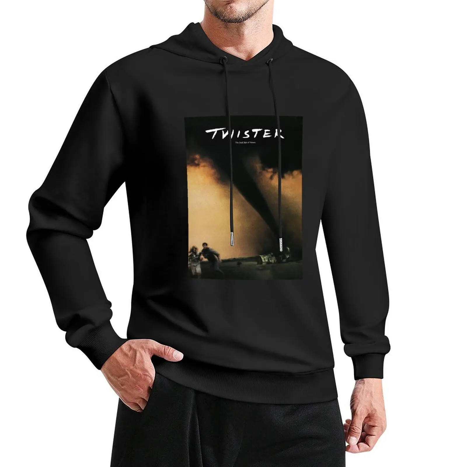 

Mans Twister 1996 Movie Fashion Leisure Round Neck Essential Pullover Hoodie autumn clothes fashion men graphic hoodies