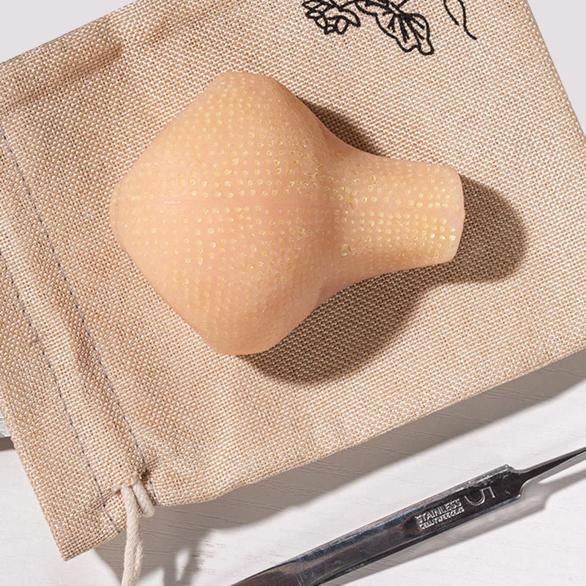 ของเล่นบีบคลายเครียด รูปทรงสตรอว์เบอร์รี บีบสิว จำลองการบีบสิว ของเล่นตลก ช่วยลดความเครียด ทำความสะอาดสิวเสี้ยน