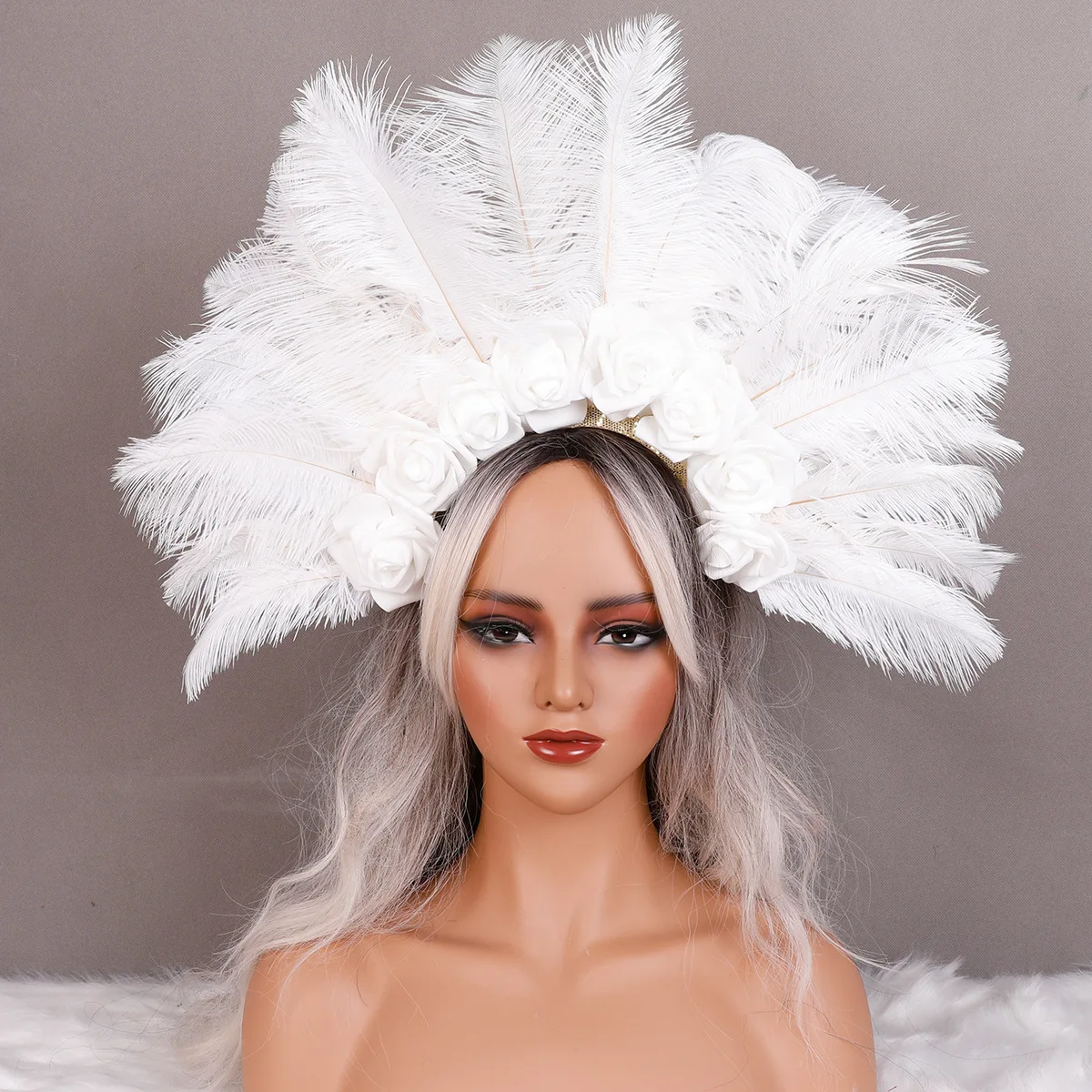 halloween-role-playing-feather-rose-headband-ball-fun-headdress-crown-headband-carnival-wreath-headdress-accessories