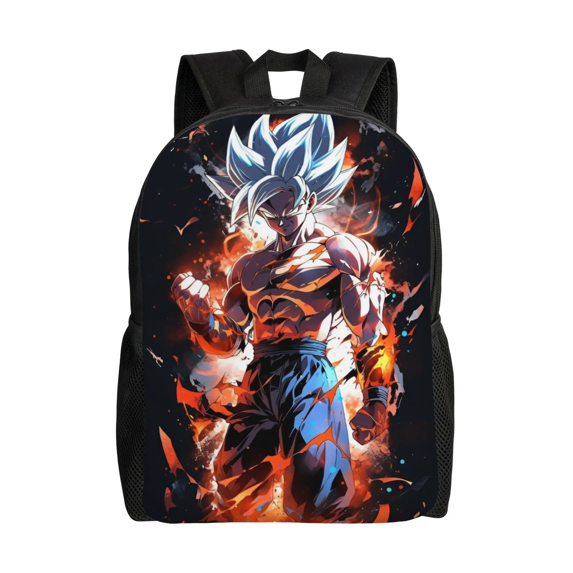 

Dragon Ball Z Japanese Anime Casual Backpack Outdoor Student Work Daypack for Men Women College Canvas Bags