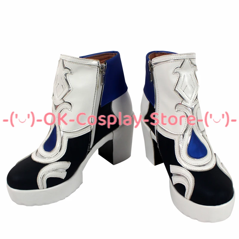 Game Honkai Impact 3 Bronya Zaychik Cosplay Shoes PU Leather Shoes Halloween Carnival Boots Cosplay Prop Custom Made