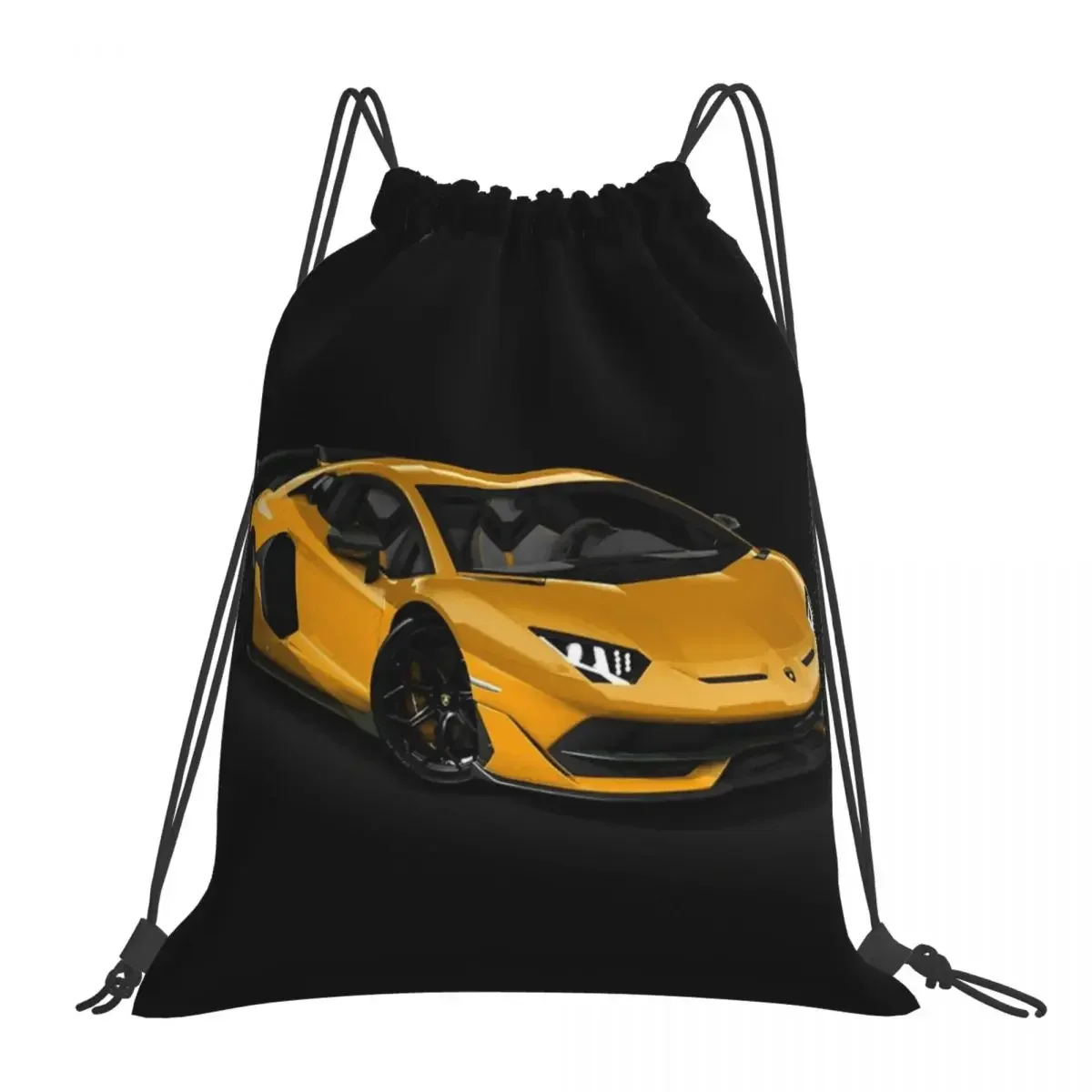 

Рюкзаки Lamborghini для путешествий и студентов, портативные сумки на шнурке, пучок карманов для хранения