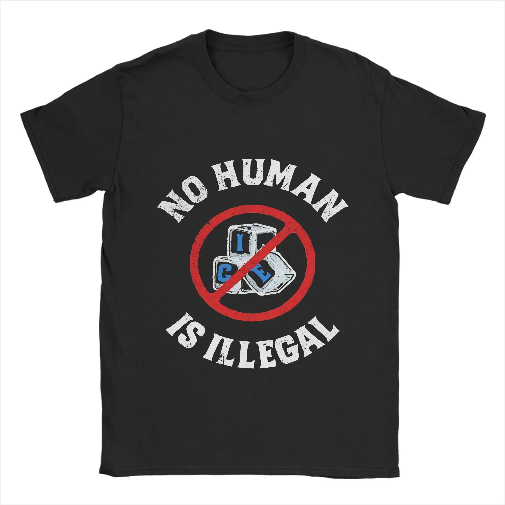

Футболка Abolish Ice Anti Ice, новинка, мужская и женская, хлопковая, одежда