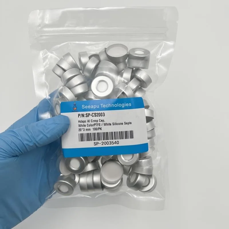 100pcs 20mm headspace bottle cap pad clamp bottle aluminum cap 20ml cap pad for gas phase headspace sampler aluminum cap 5