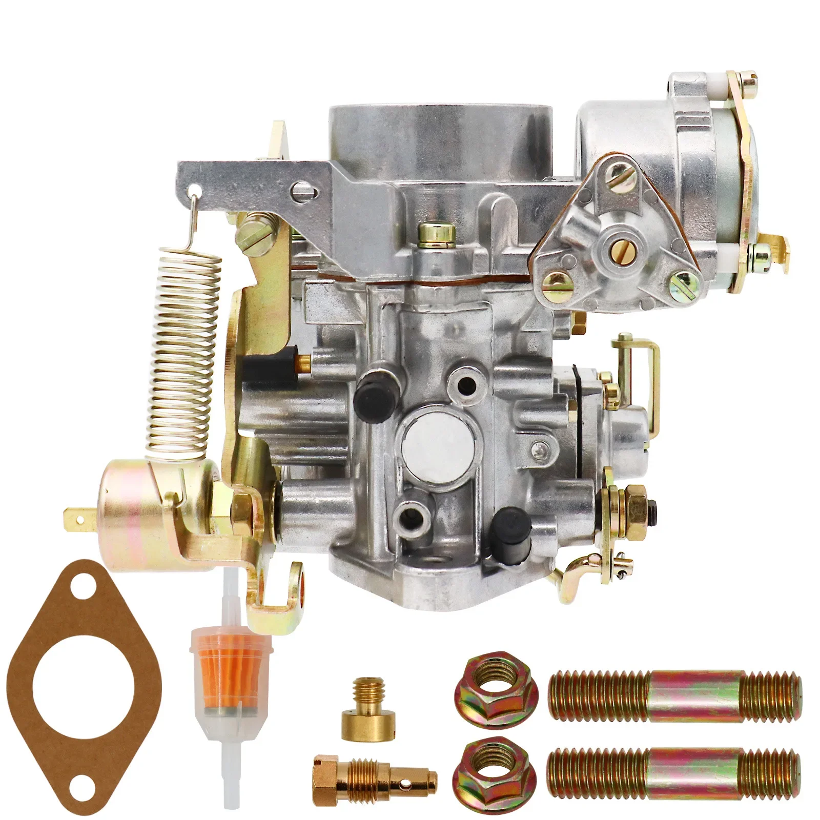 for 1600cc VW Air cooled Type 1 engines Beetle Volkswagen 34 Pict-3 Carburetor 113129031K