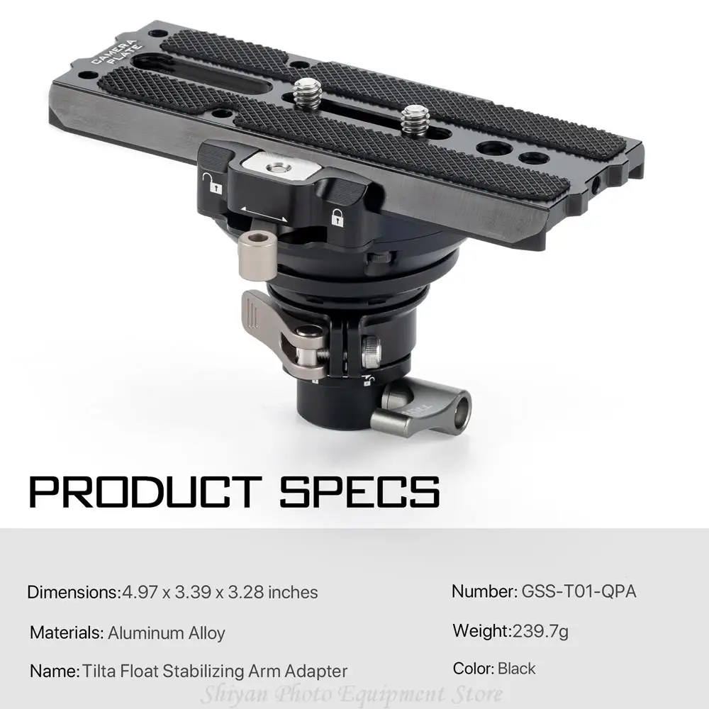 TILTA GSS-T01-QPA DJI Ronin 4D Быстроразъемный адаптер Manfrotto для поплавкового стабилизационного рычага Tilta