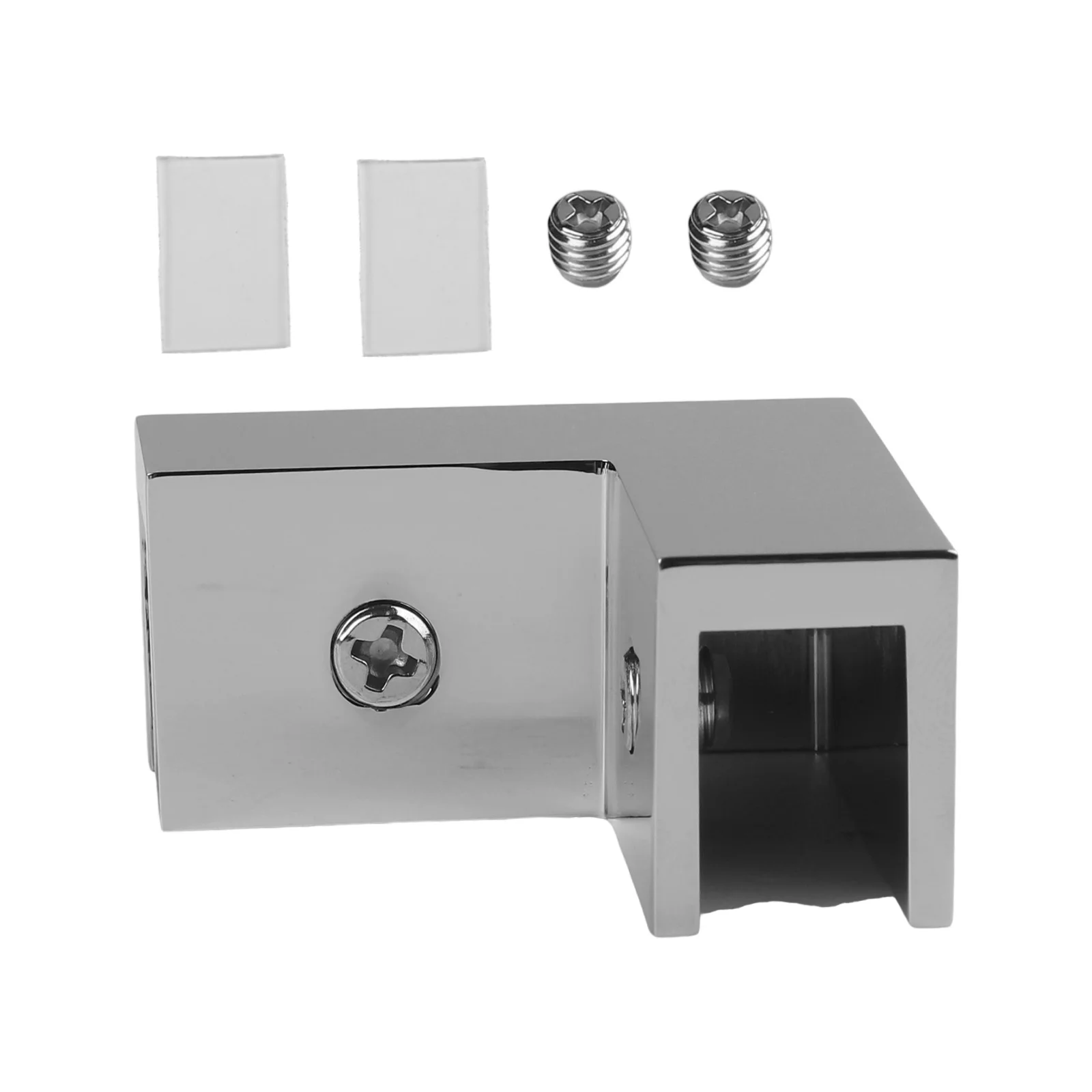 90 Degree Angle Clamp Square Glass Clamp Brass Glass Holder 90 Degree Angle Support Sleek Modern Design Compact Size