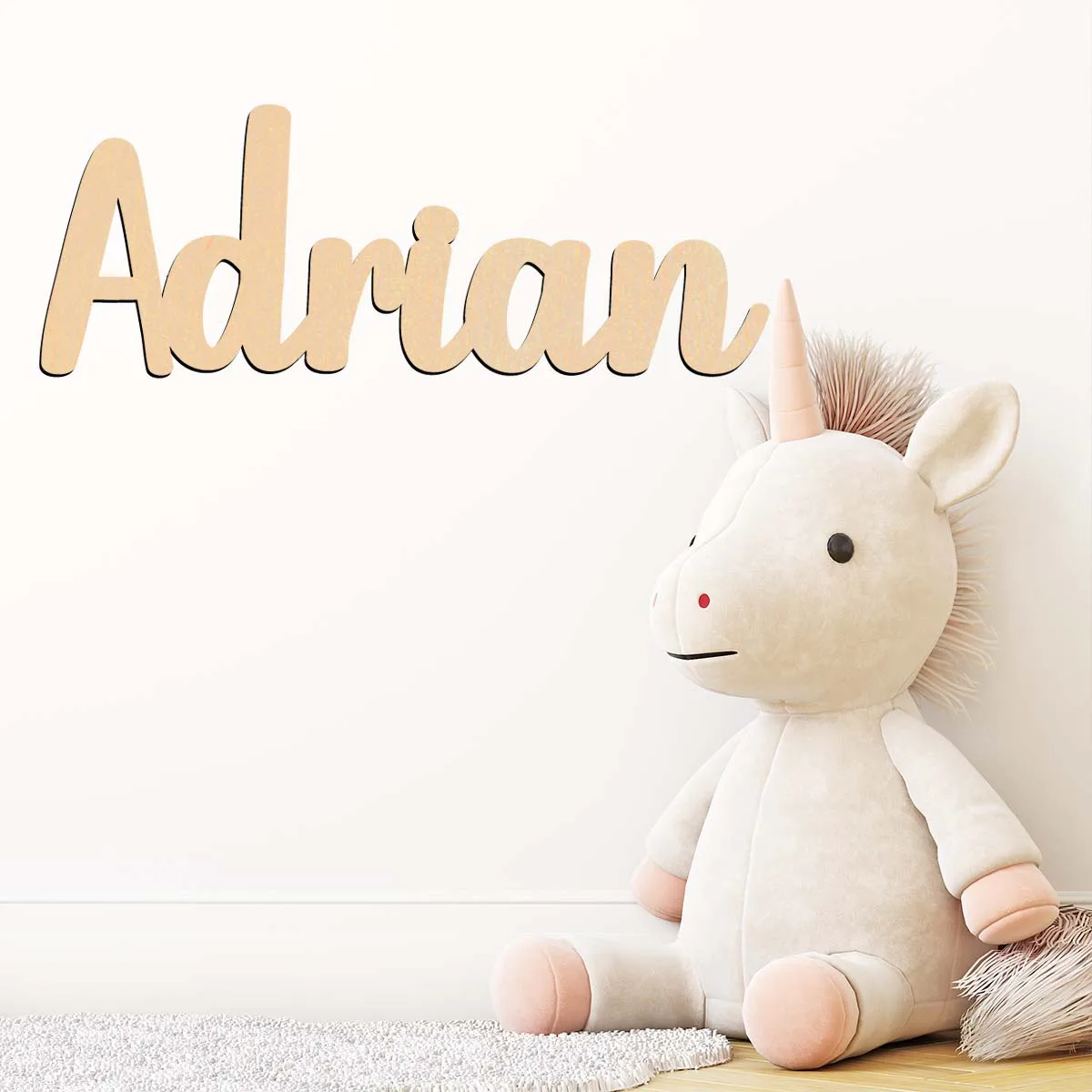 1 قطعة مثال أدريان رومانسي نص مخصص لوحة خشبية مادة خشبية خشبية غير مكتملة للرسم أو التألق #3