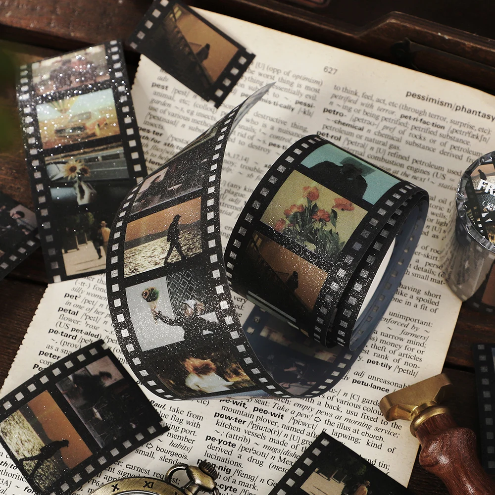 8packs/LOT Memory film series cute lovely retro decorative PET tape