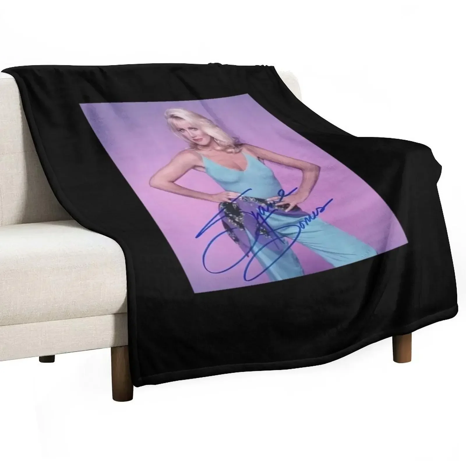 Suzanne Somers 1946 Throw Blanket Picnic Decorative Sofas Blankets