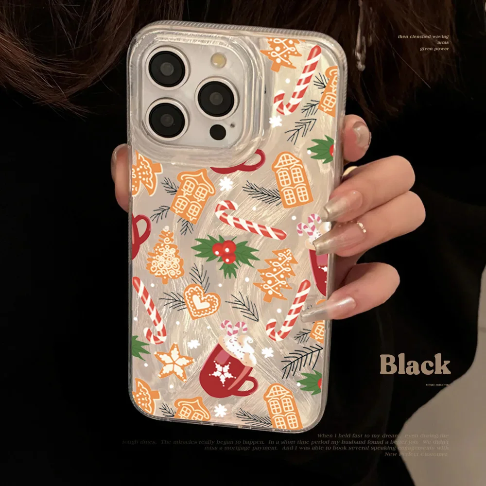 Christmas Room Coffee Silicone Shockproof Phone Case For Xiaomi Poco X6 X3 X5 M6 Pro 4G Mi 11 Lite 5G NE Non-Slip Soft Cover