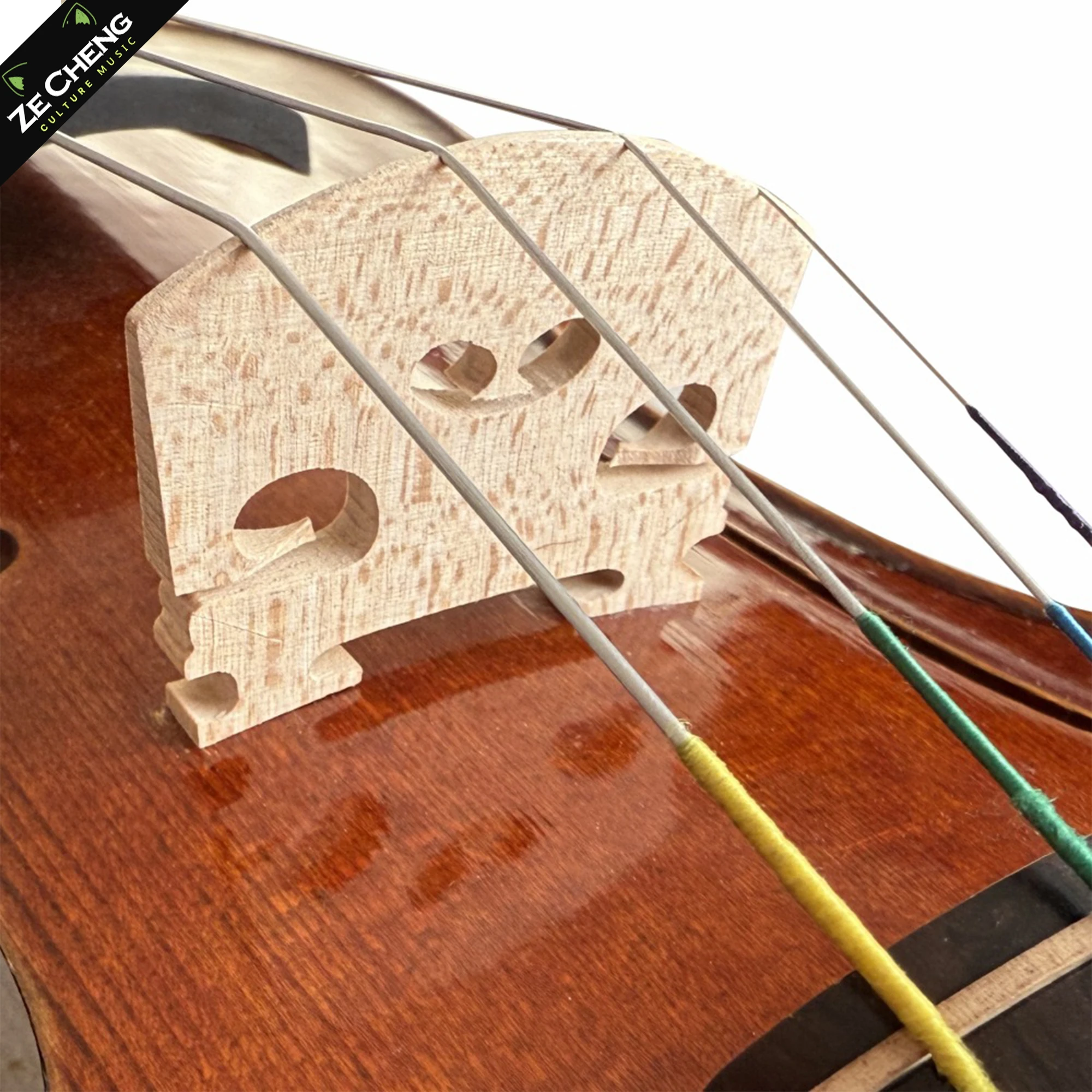 Violin Bridges Fiddle Maple Wood for 4/4-3/4-1/2-1/4-1/8 Size Musical Instrument Accessories Violin Strings Bridge Part Tools